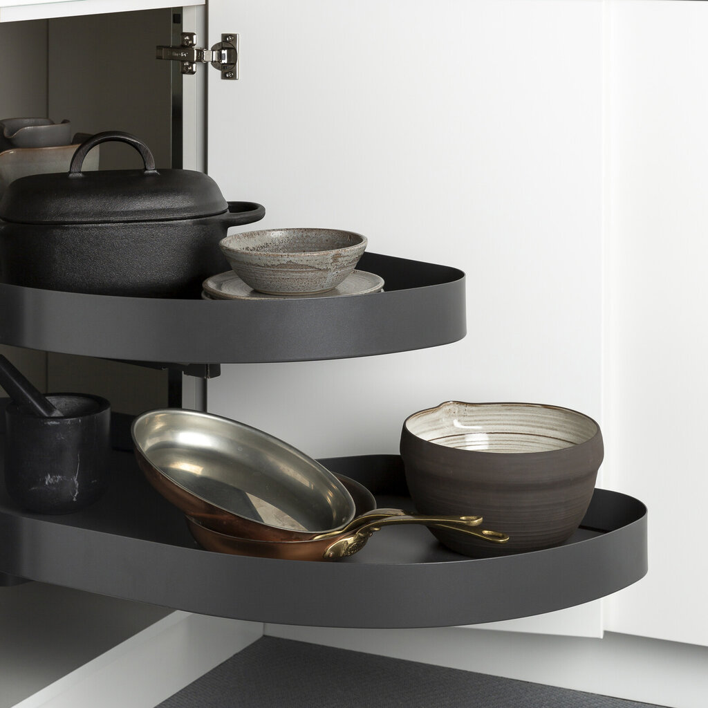 Inredning utdragbar hörn grå 50 Inredning utdragbar hörn grå 50