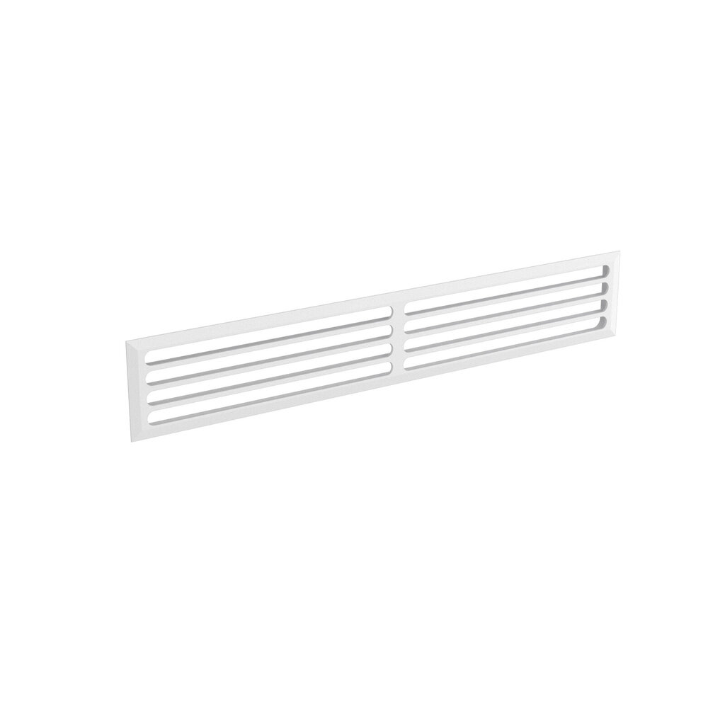Ventilationsgaller plast vit