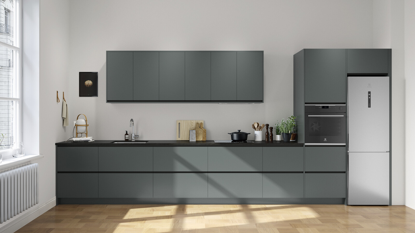 Line gröngrå grafitgrå Line gröngrå grafitgrå