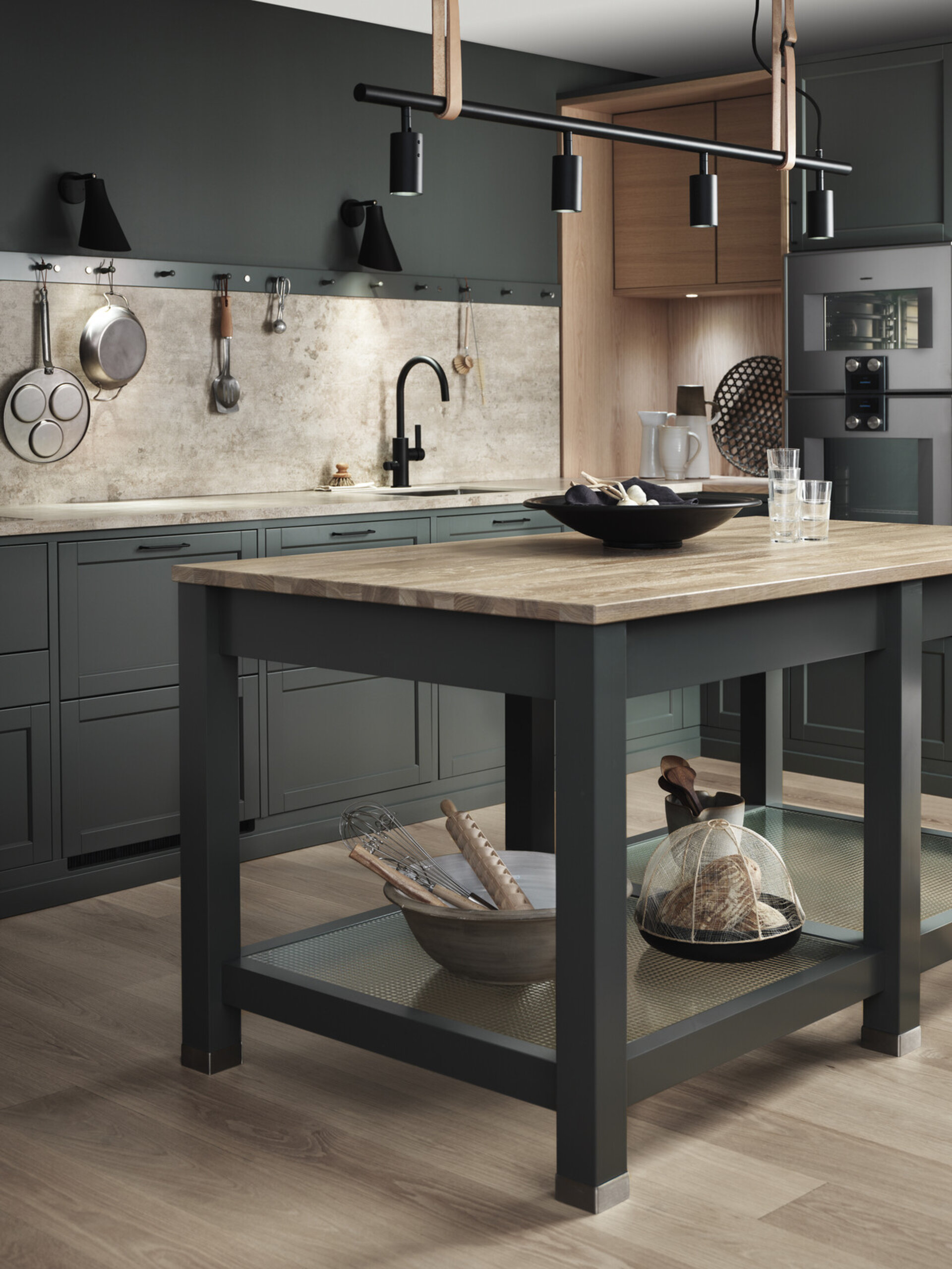 Köksinspiration Shaker Gastro gröngrå