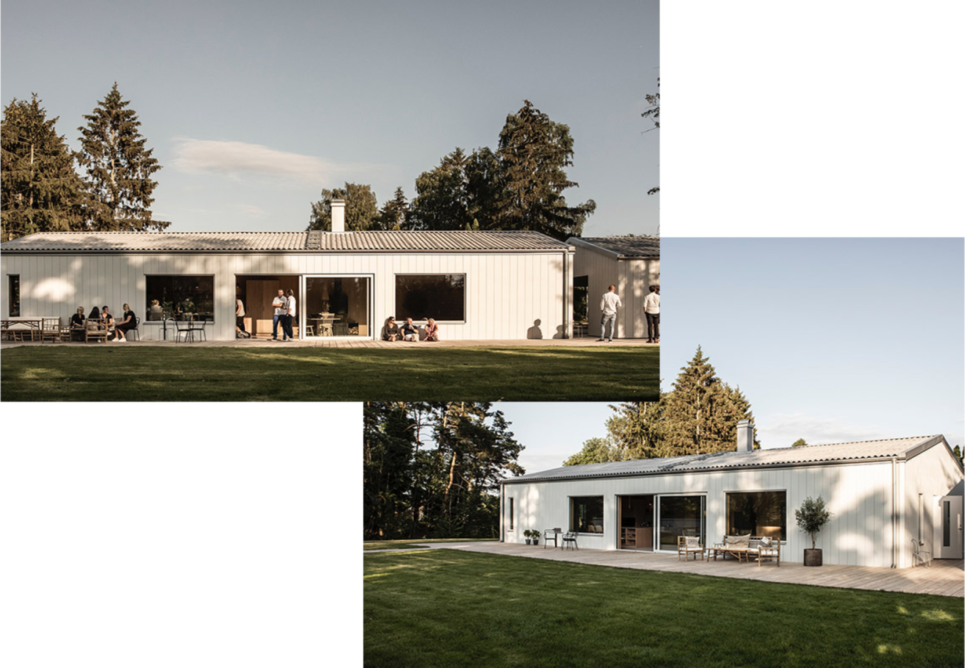 Utsidan på härliga Villa Grå Utsidan på härliga Villa Grå