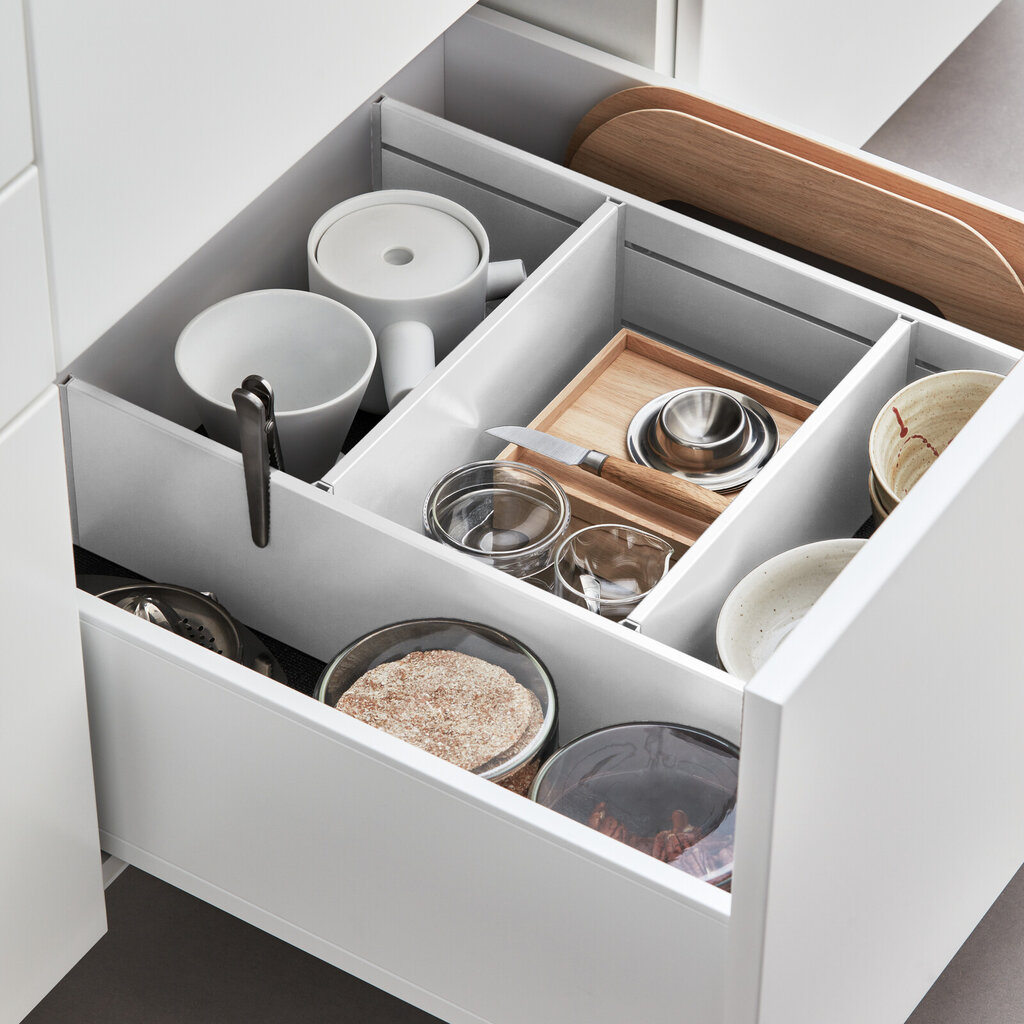 Flex lådavdelare vit