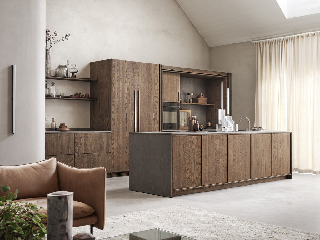 Köksinspiration Wood ek mörkolja