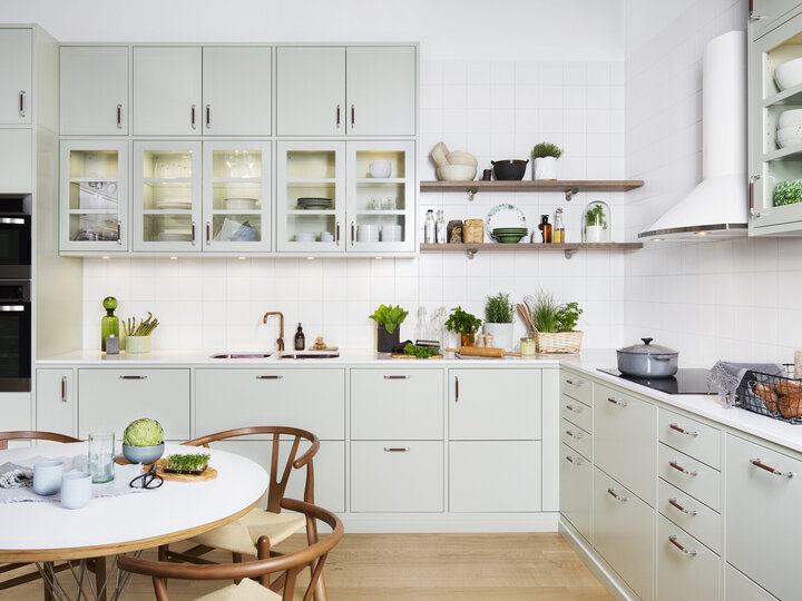Köksinspiration Bistro lindblomsgrön system 25