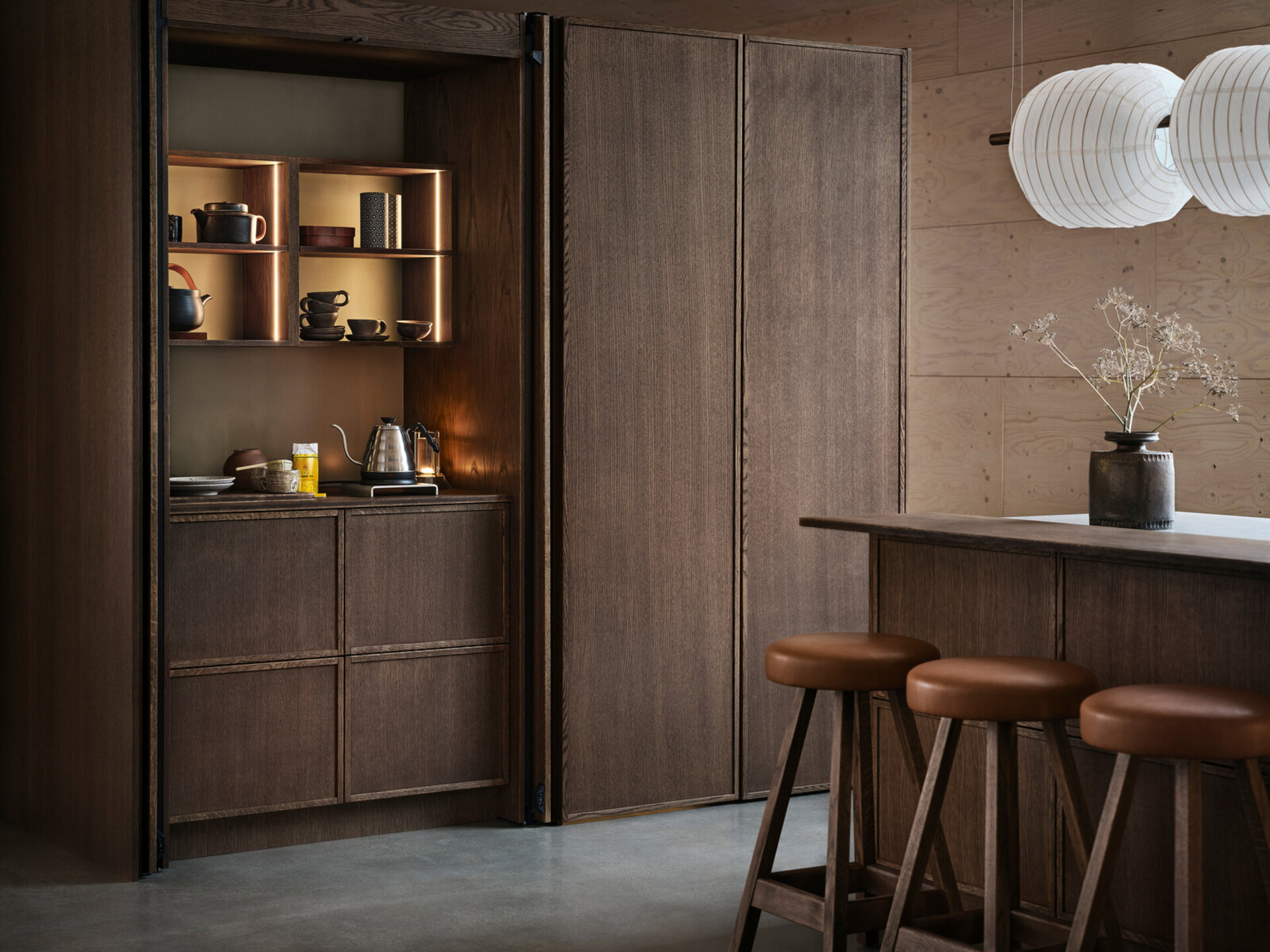 Köksinspiration Mood java och Bistro salviagrön