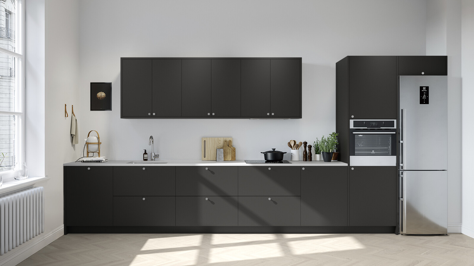 Fenix svart rakt kök