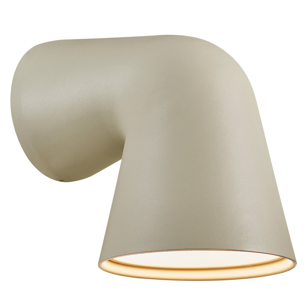 Belysning vägglampa Front single beige