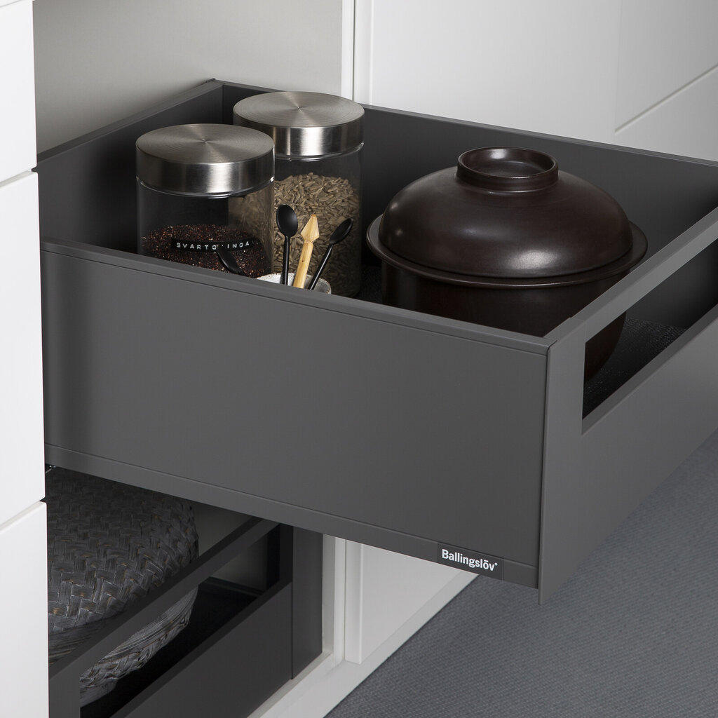 Back 50 grå plåt hög