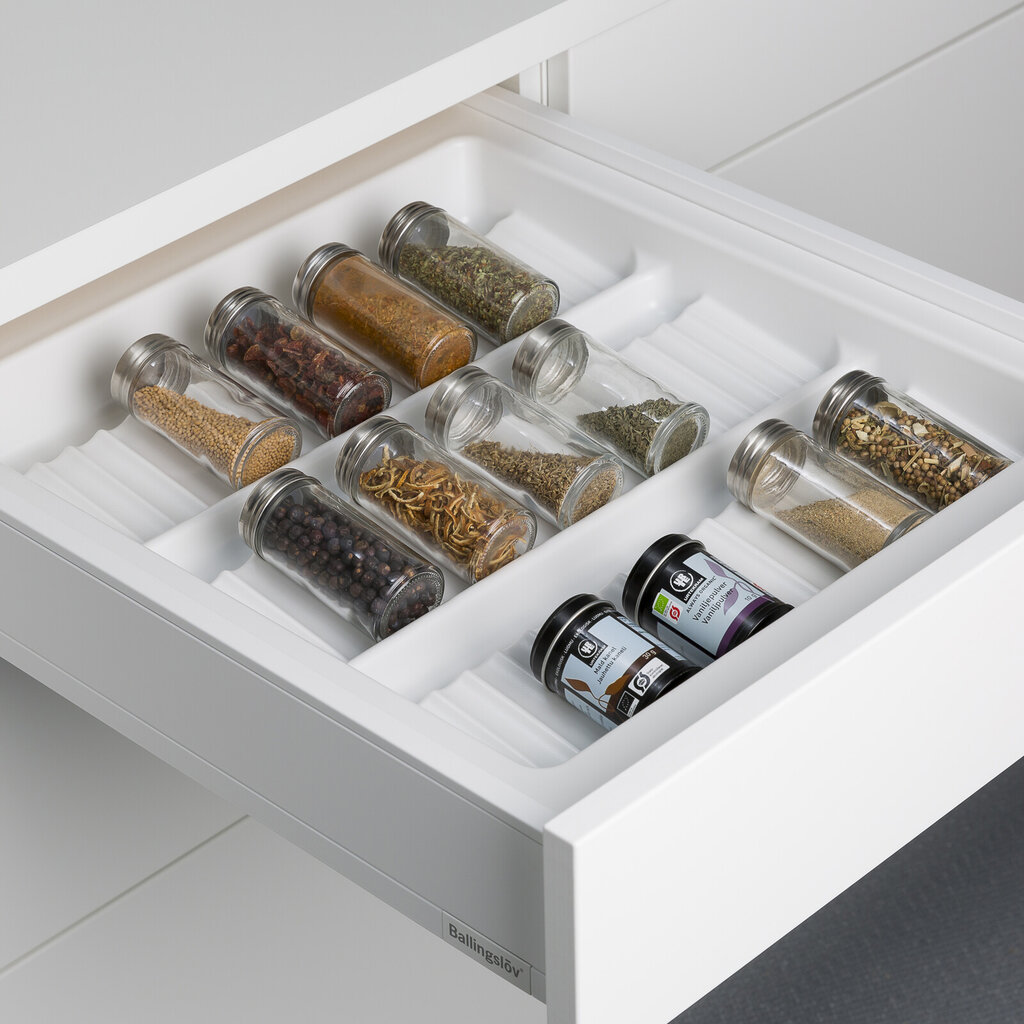 Kryddfack 50 vit plast