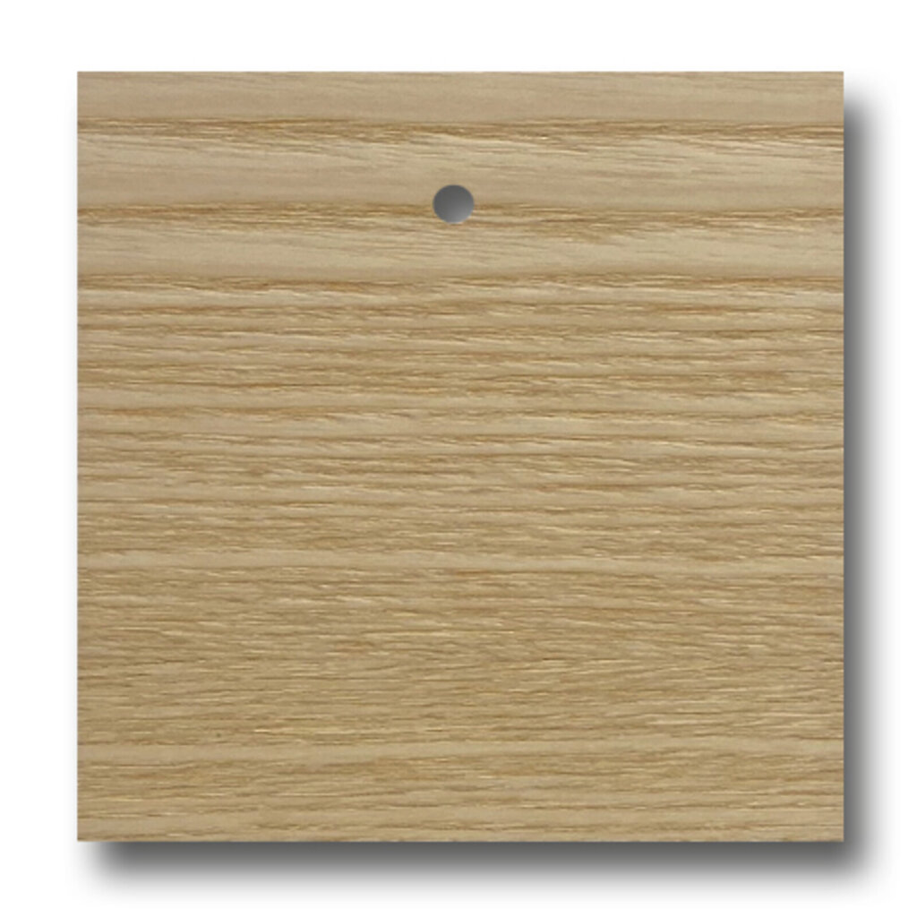 Färgprov ask vitpigmenterad