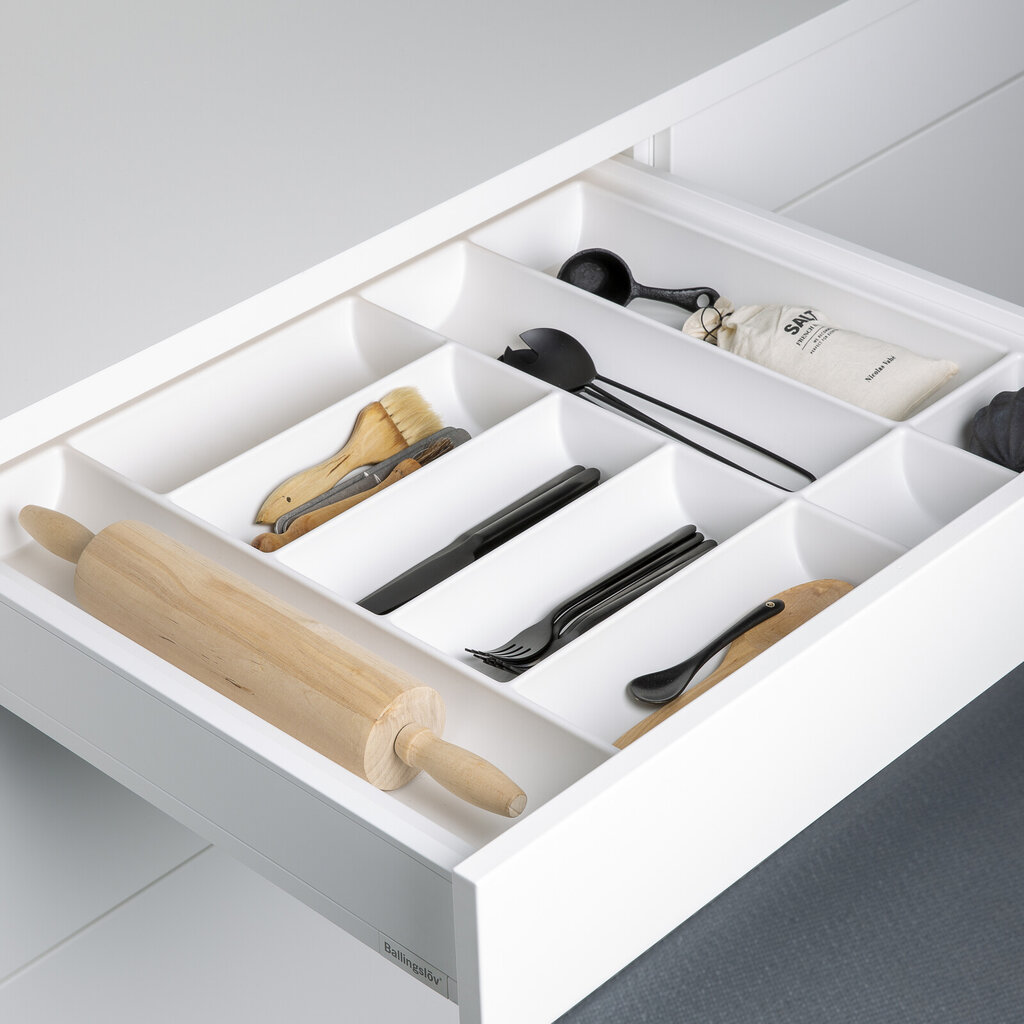 Insatsfack bestick 70 vit plast Insatsfack bestick 70 vit plast