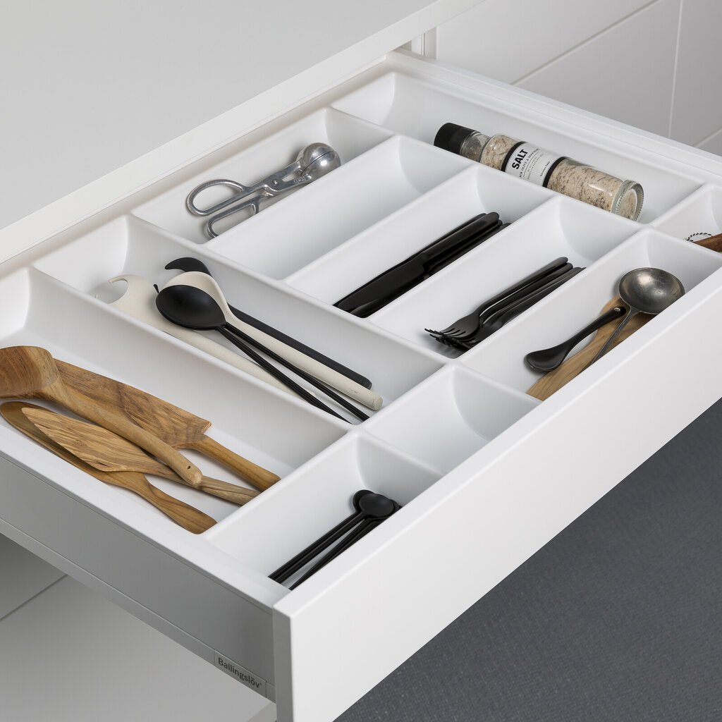 Insatsfack bestick 80 vit plast Insatsfack bestick 80 vit plast