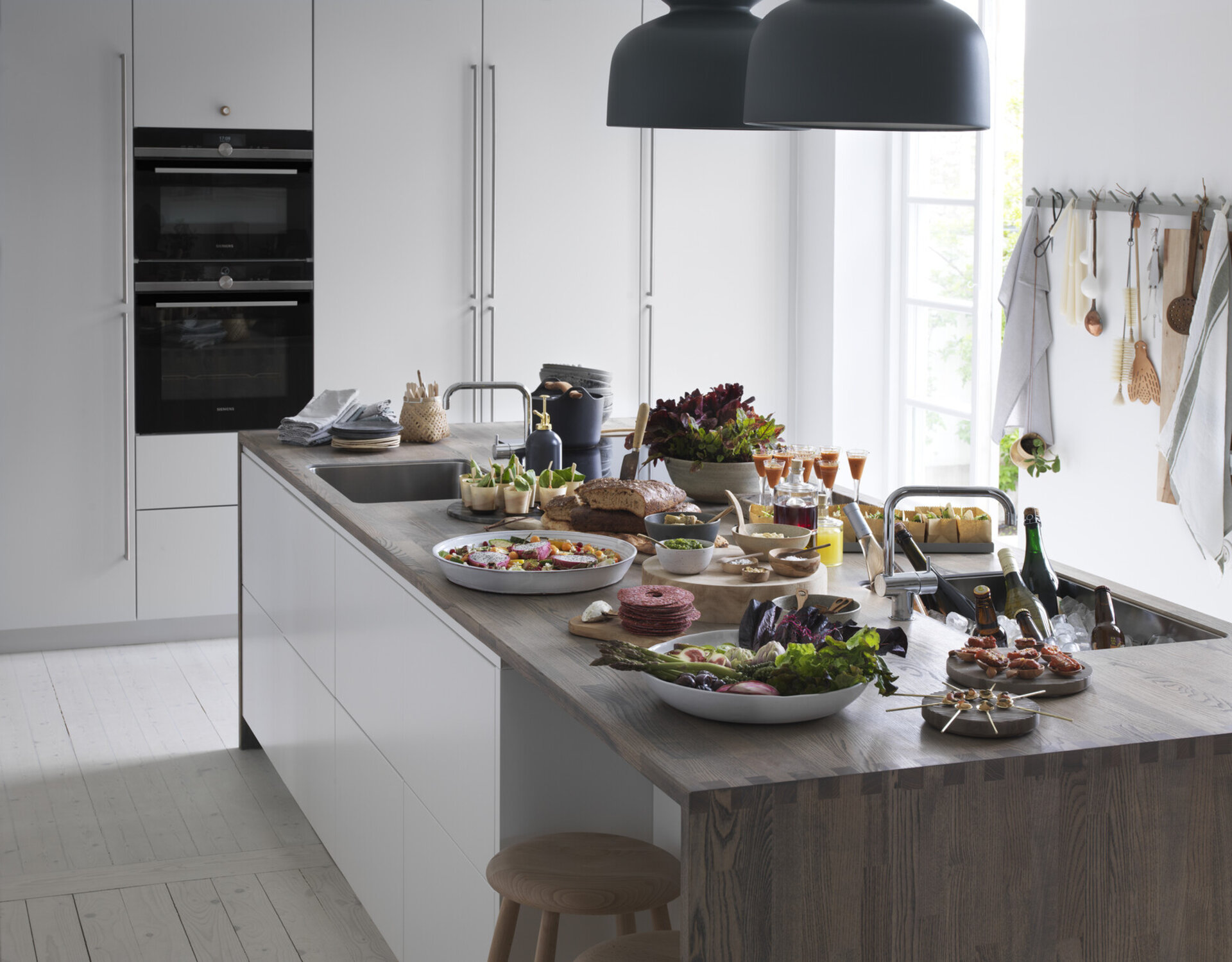 Köksinspiration Bistro vit och pärlgrå Köksinspiration Bistro vit och pärlgrå