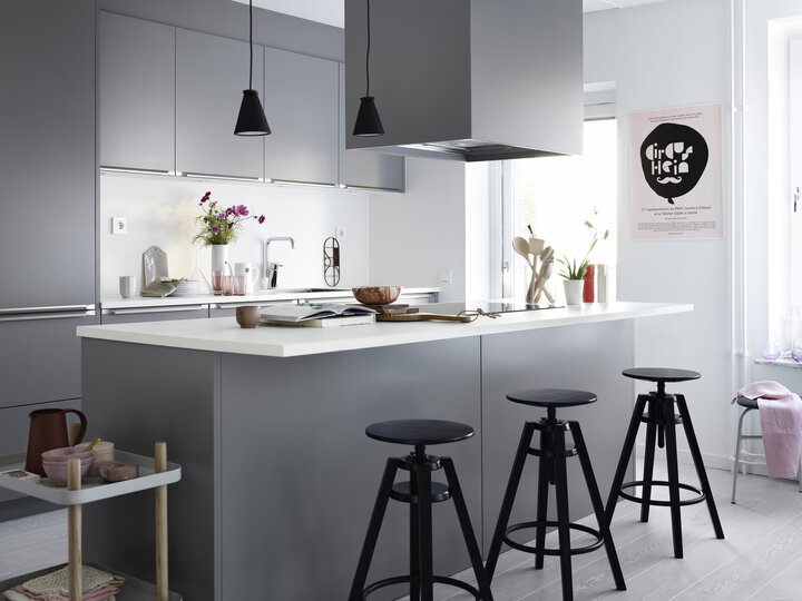 Köksinspiration Bistro mörkgrå