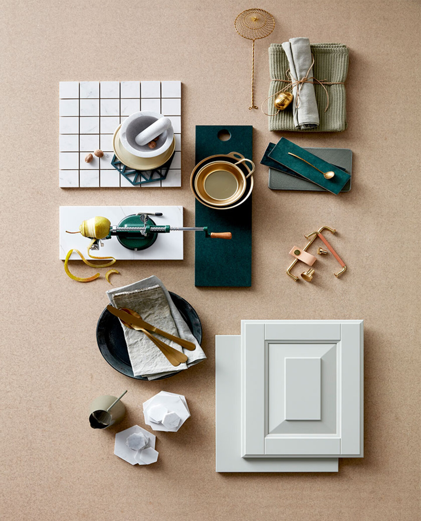 Moodboard lindblomsgrön Moodboard lindblomsgrön