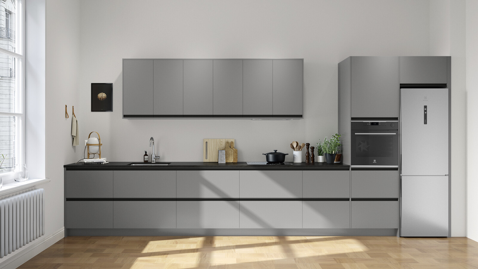 Stil mörkgrå grafitgrå