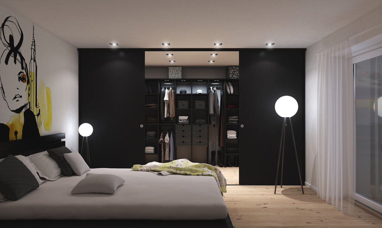 Förvaringsinspiration Backstage svart struktur