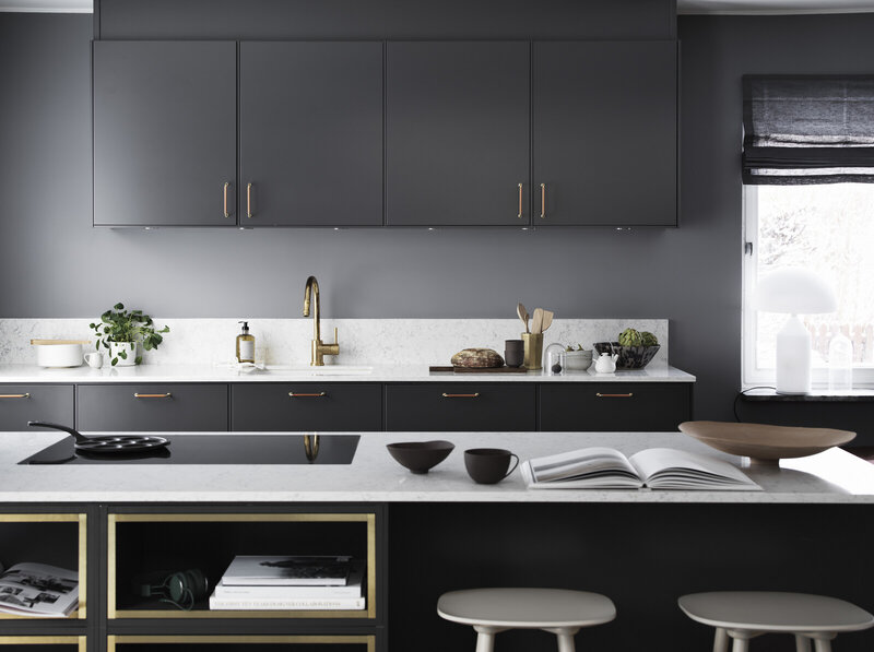 Köksinspiration Bistro peppargrå - Frida Fahrman Köksinspiration Bistro peppargrå - Frida Fahrman