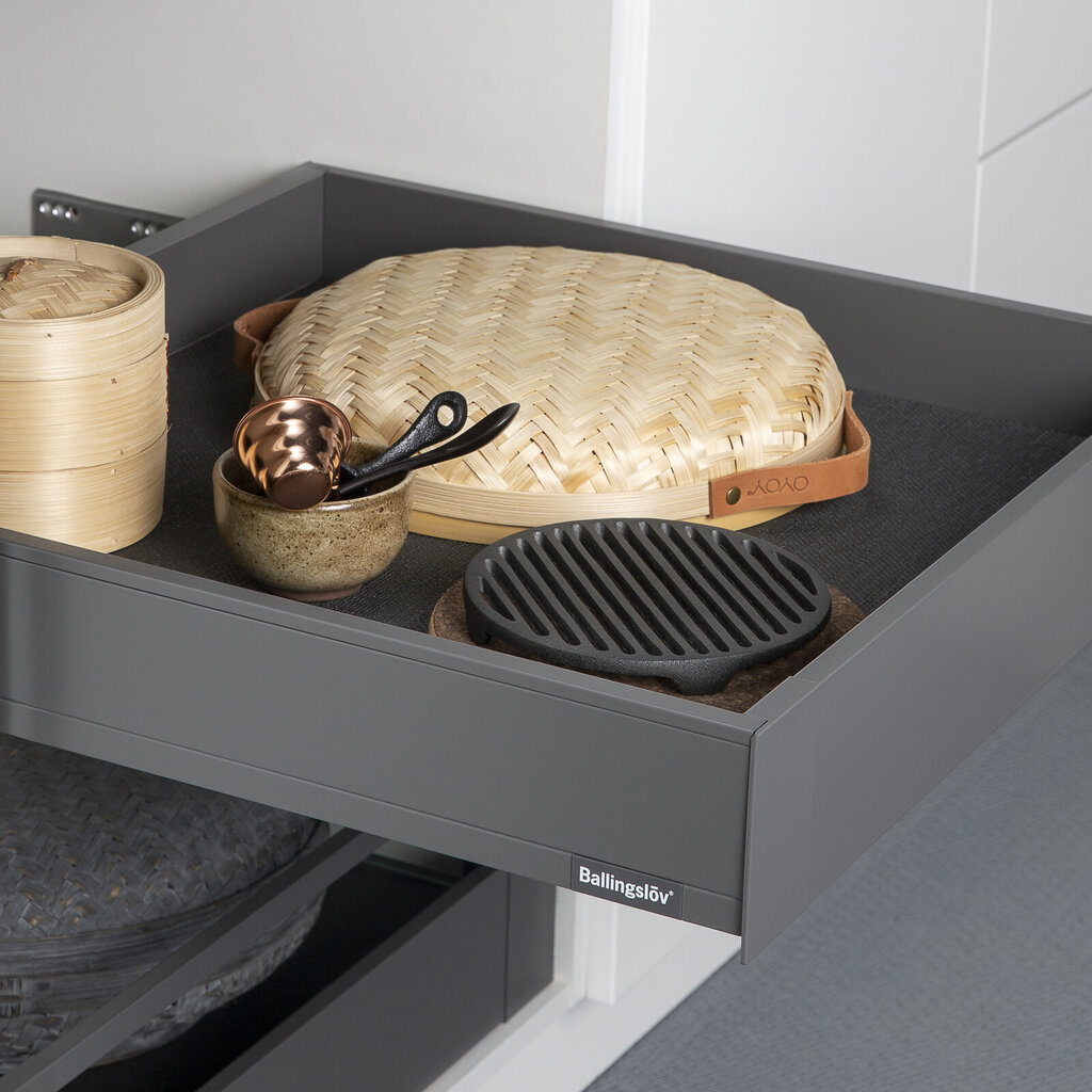 Back 60 grå plåt låg