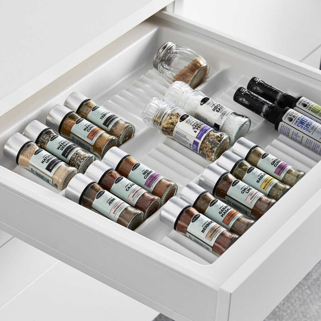 Kryddfack 60 vit plast