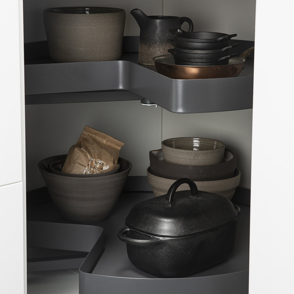 Karusellhylla 3/4 grå