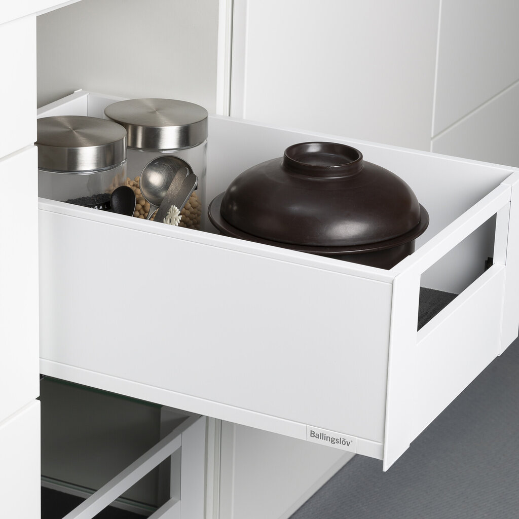 Back 40 vit plåt hög