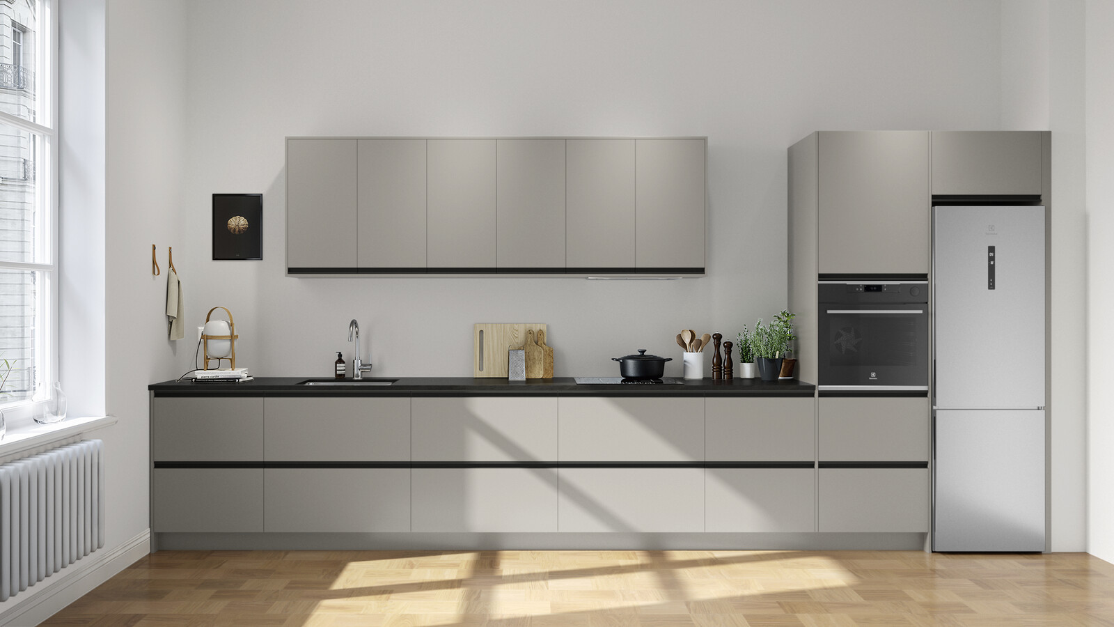 Stil varmgrå grafitgrå