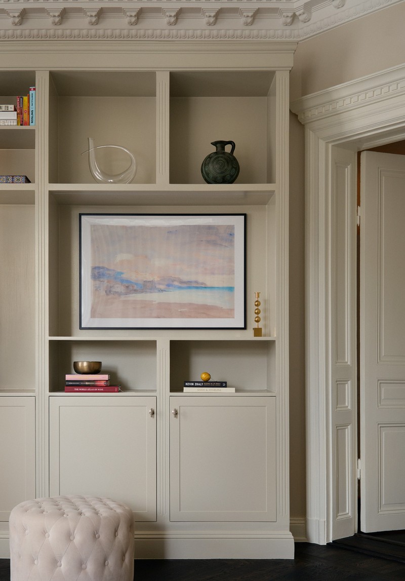 Bokhylla i Vardagsrum