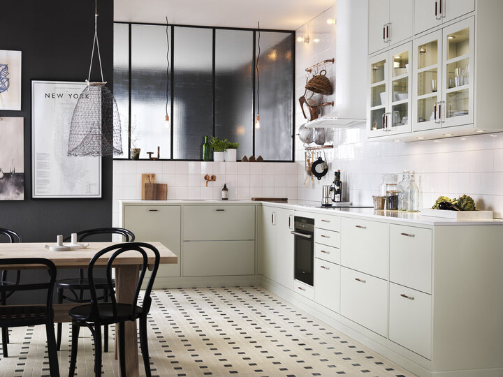 Köksinspiration Bistro lindblomsgrön system 25