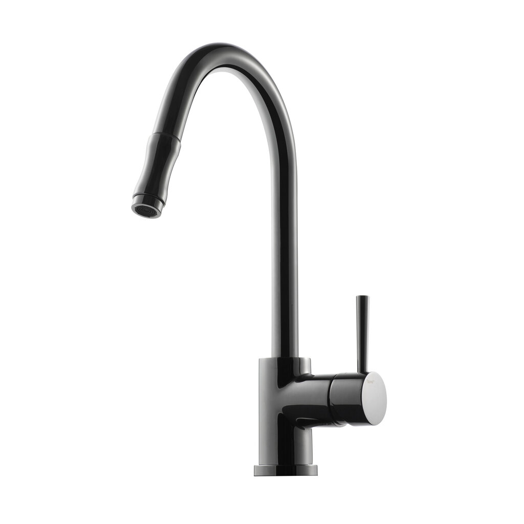 Tapwell köksblandare EVO185 black chrome