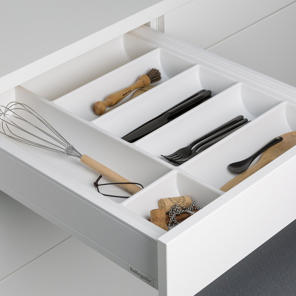 Insatsfack bestick 50 vit plast Insatsfack bestick 50 vit plast