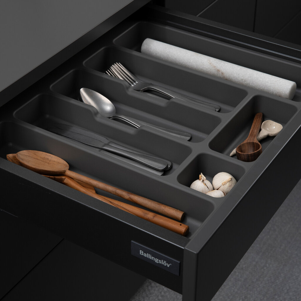 Insatsfack 60 grå plast Atira